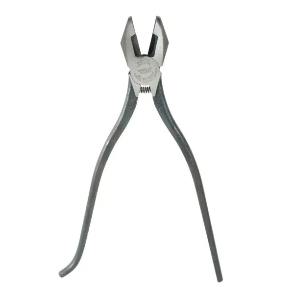 Klein Tools 9 in. Ironworker's Pliers with Slim Head and Plain Handle