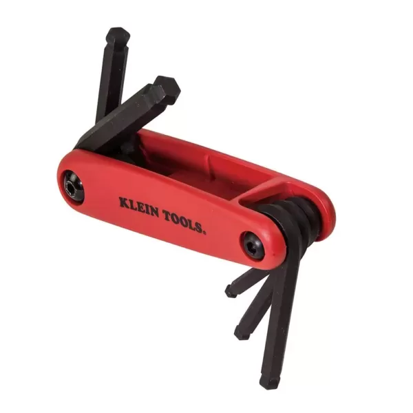 Klein Tools 5-Metric Sizes Grip-It Hex Key Set