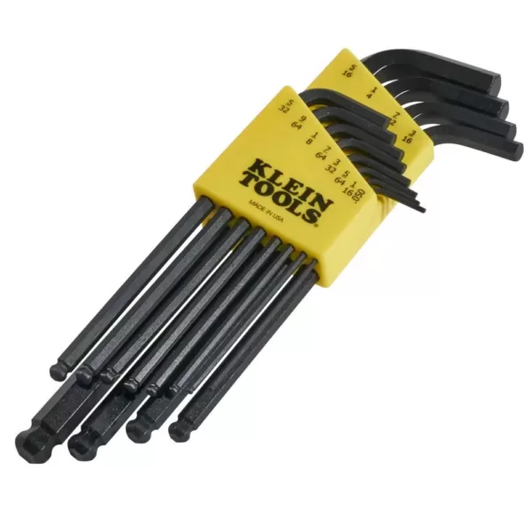 Klein Tools L-Style Ball-End Hex Key Set (12-Piece)