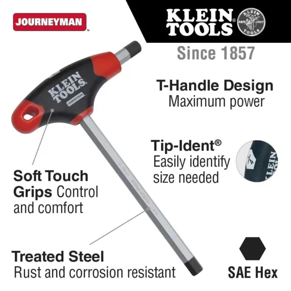 Klein Tools SAE T-Handle Set with 9 in. L Stand (10-Piece)