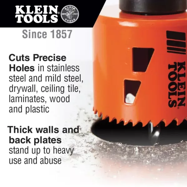 Klein Tools 4-1/2 in. Bi-Metal Hole Saw