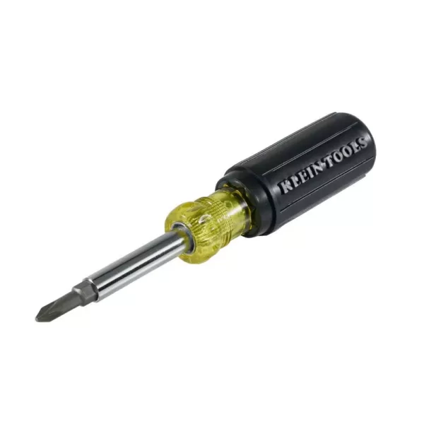 Klein Tools 5-in-1 Screwdriver/Nut Driver- Cushion Grip Handle