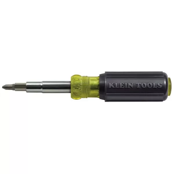 Klein Tools 11-in-1 Multi Bit Screwdriver & Nut Driver - Cushion Grip Handle