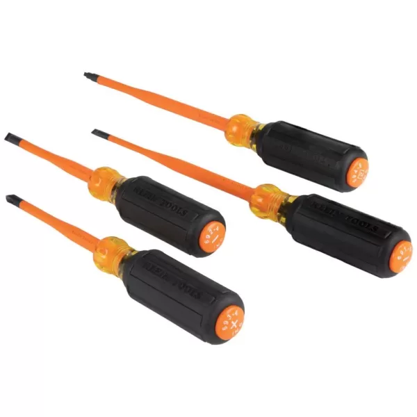 Klein Tools 4-Piece Slim-Tip Insulated Screwdriver Set