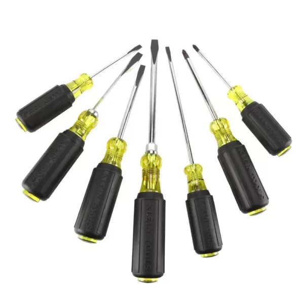 Klein Tools 7-Piece Assorted Screwdriver Set with Cushion Grip Handles