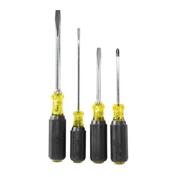 Klein Tools 4-Piece Assorted Screwdriver Set- Cushion Grip Handles