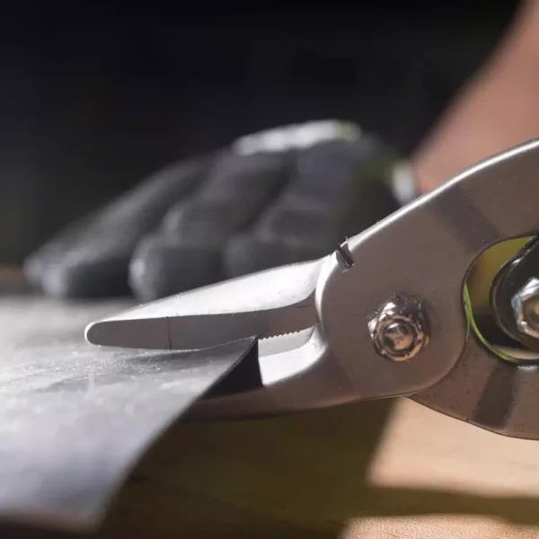 Klein Tools Right-Cut Aviation Snips with Wire Cutter