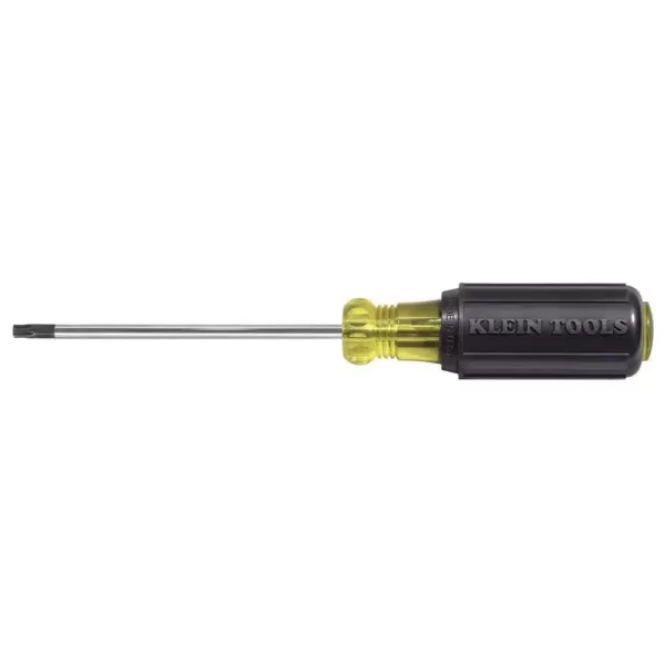 Klein Tools TORX T25 Screwdriver with 4 in. Round Shank- Cushion Grip Handle