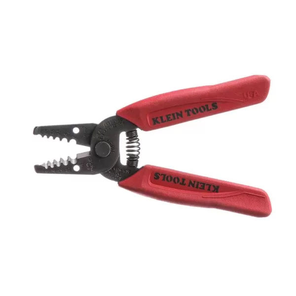 Klein Tools 6-1/4 in. Wire Stripper & Cutter for 6-12 AWG Stranded Wire