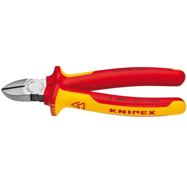 KNIPEX 7-1/4 in. Diagonal Cutters