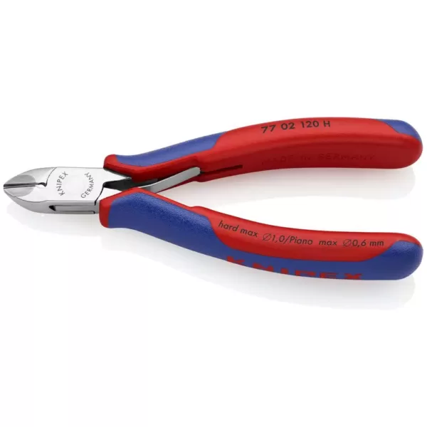 KNIPEX 4-3/4 in. Electronics Diagonal Cutters with Carbide Metal Cutting Edges