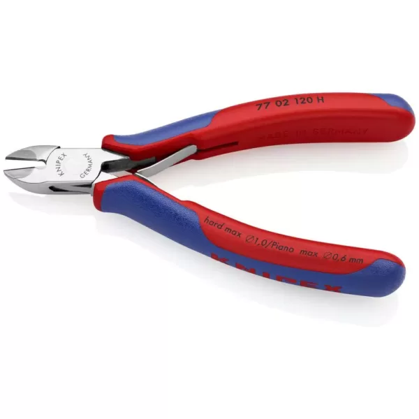 KNIPEX 4-3/4 in. Electronics Diagonal Cutters with Carbide Metal Cutting Edges