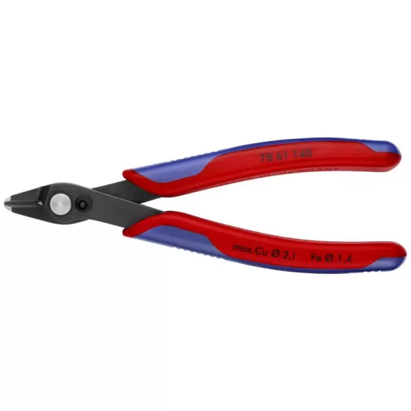 KNIPEX 5-1/2 in. Electronics Super Knips XL with Comfort Grip Handles