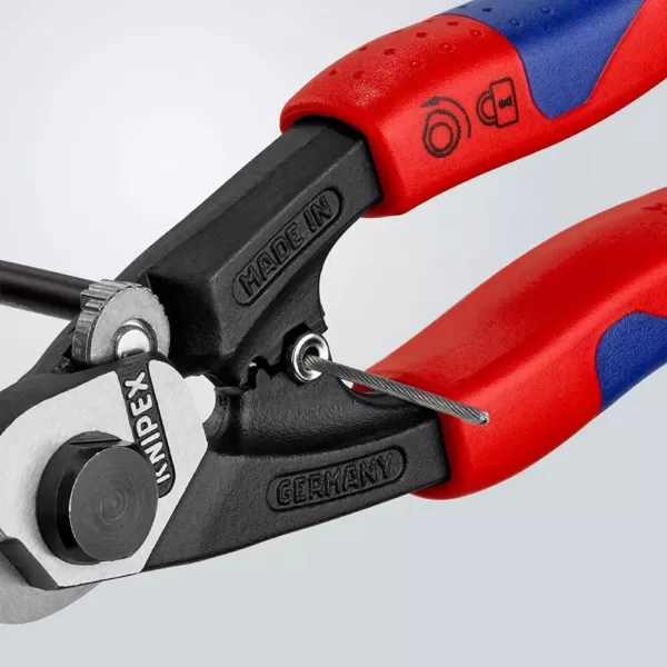 KNIPEX 7.5 in. Wire Rope Cutters with Comfort Grip Handles