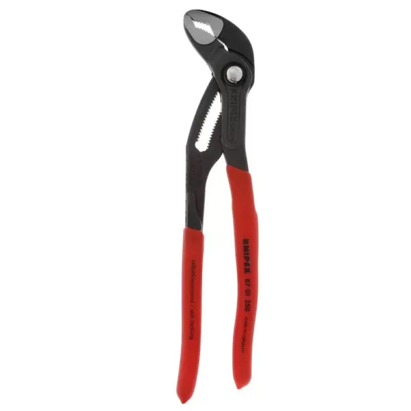 KNIPEX Heavy Duty Forged Steel 10 in. Cobra Pliers with 61 HRC Teeth