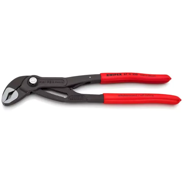 KNIPEX Cobra Series 10 in. Spring Loaded Water Pump Pliers