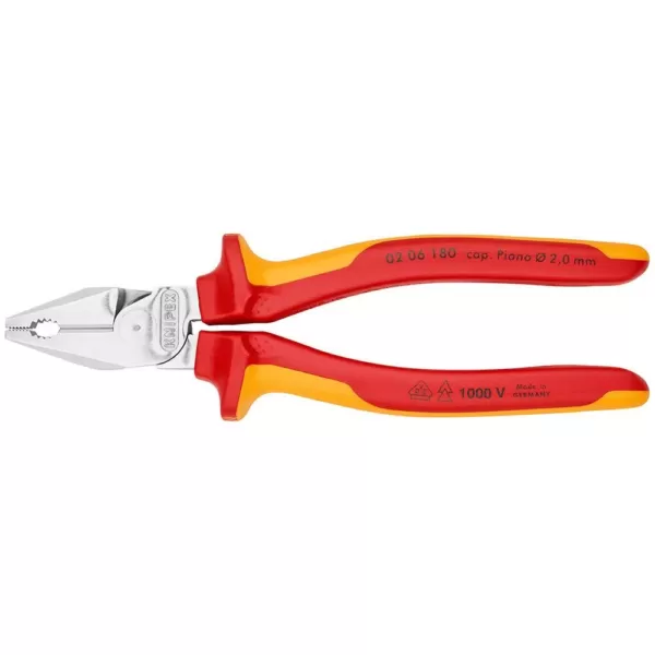 KNIPEX 7-1/4 in. High Leverage Insulated Combination Pliers