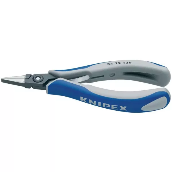 KNIPEX 5-1/4 in. Precision Electronics Pliers-Flat Tips