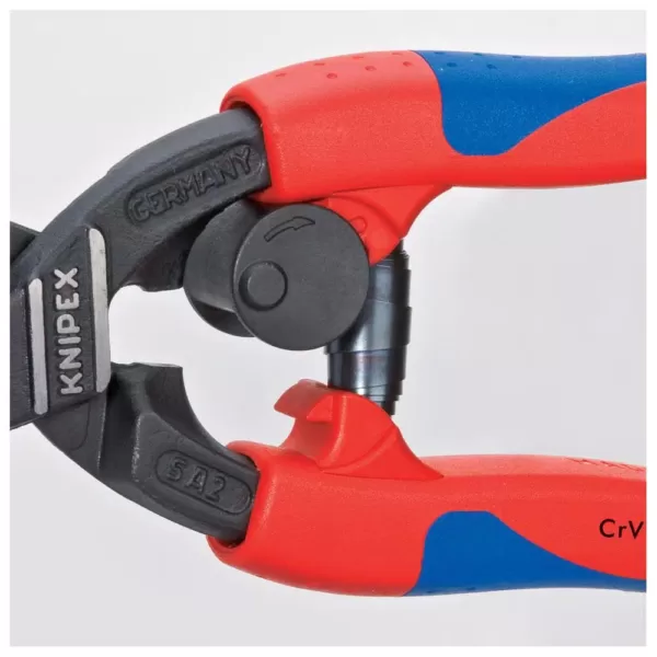 KNIPEX 8 in. High Leverage CoBolt Bolt Cutters with Notched Blade Return Spring Comfort Grip and Tether Attachment