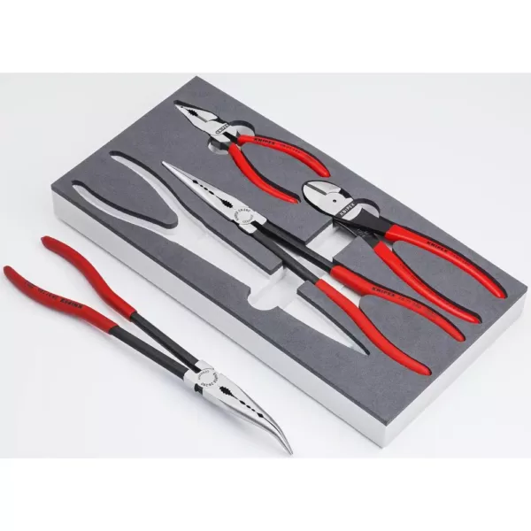 KNIPEX Automotive Pliers Set with Foam Tray (4-Piece)