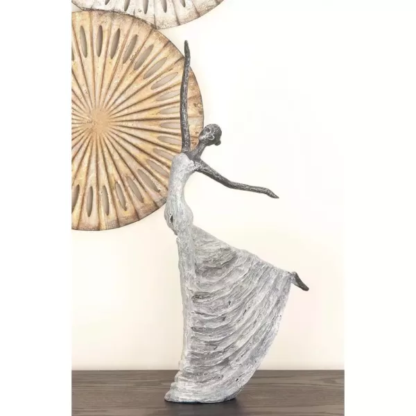 LITTON LANE 21 in. x 12 in. The Dancer Decorative Figurine in Colored Polystone