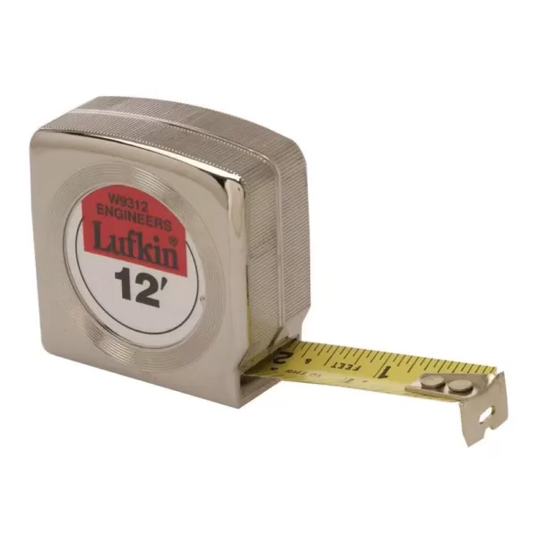 Lufkin 3/4 in. x 12 ft. Power Return Tape Measure