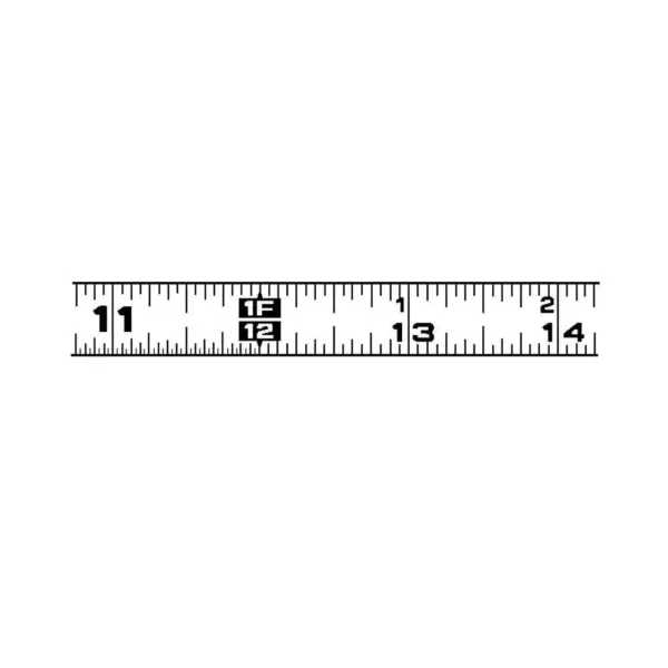 Lufkin 1/2 in. x 12 ft. Economy Power Return Tape Measure