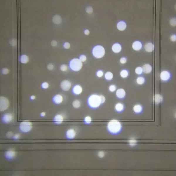 LUMABASE 1-Light White Dots Projector Light