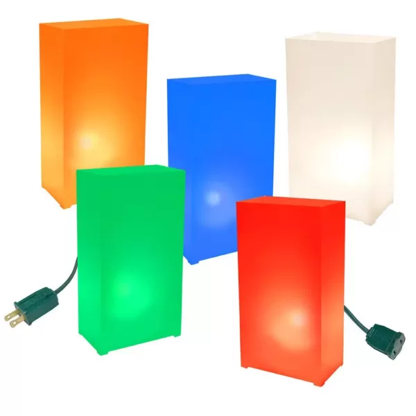 LUMABASE Multi-Color Electric Luminaria Kit (Set of 10)