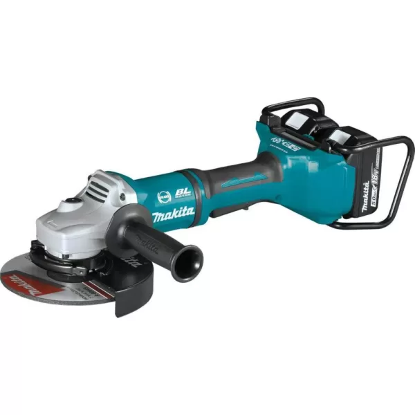 Makita 18-Volt 5.0Ah X2 LXT Lithium-Ion (36-Volt) Brushless Angle Grinder Kit