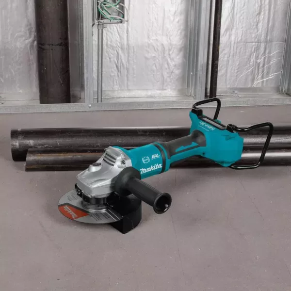 Makita 18-Volt X2 LXT Lithium-Ion 36V Brushless Cordless 7 in. Paddle Switch Cut-Off/Angle Grinder w/ Electric Brake Tool Only