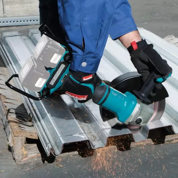 Makita 18-Volt X2 LXT Lithium-Ion 36-Volt Brushless Cordless 9 in. Cut-Off/Angle Grinder with Electric Brake and AWS Tool-Only