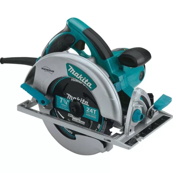 Makita 15 Amp 7-1/4 in. Lightweight Magnesium Circular Saw with bonus 15-Degree 1-3/4 in. Pneumatic Coil Roofing Nailer