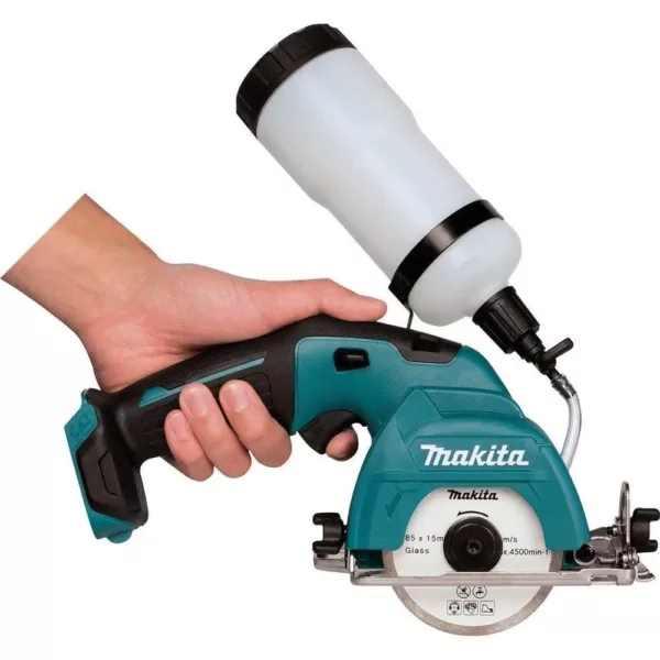 Makita 12-Volt MAX CXT Lithium-Ion Cordless 3-3/8 in. Tile/Glass Saw (Tool Only)