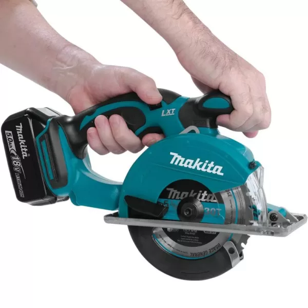 Makita 18-Volt 5.0Ah LXT Lithium-Ion Cordless 5-3/8 in. Metal Cutting Saw Kit