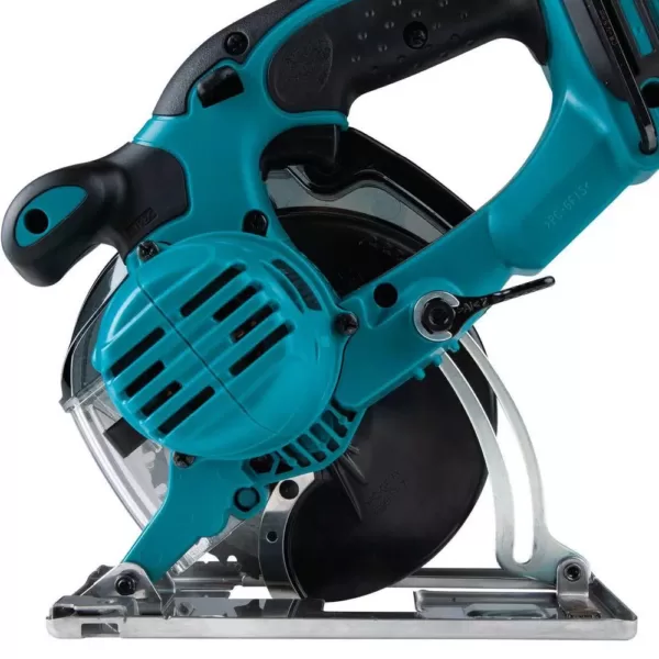 Makita 18-Volt LXT Lithium-Ion Cordless 5-3/8 in. Metal Cutting Saw with Electric Brake and Chip Collector Tool-Only