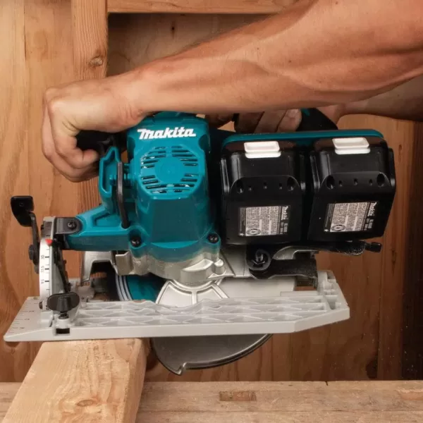 Makita 18-Volt X2 LXT (36-Volt) Brushless Cordless 7-1/4 in. Circular Saw Kit 5.0Ah with Bonus 18V LXT Battery Pack 5.0Ah