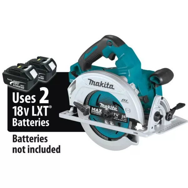 Makita 18-Volt X2 LXT Lithium-Ion (36-Volt) 7-1/4 in. Brushless Cordless Circular Saw (Tool-Only)