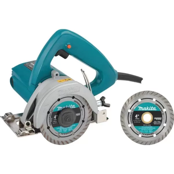 Makita 12 Amp 4-3/8 in. Masonry Saw with 4 in. Diamond Blade