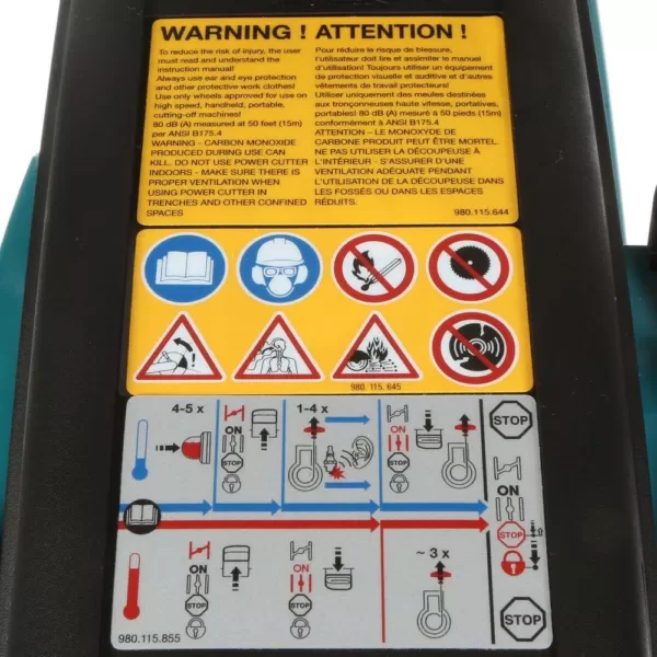 Makita 14 in. 61cc Gas Saw