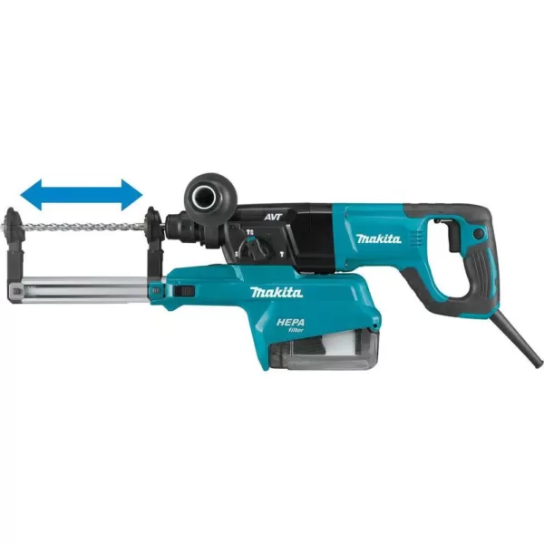 Makita 14 in. 76 cc 4-Stroke Engine Gas Saw with Bonus 1 in. AVT Rotary Hammer, SDS-Plus Bits with HEPA Dust Extractor