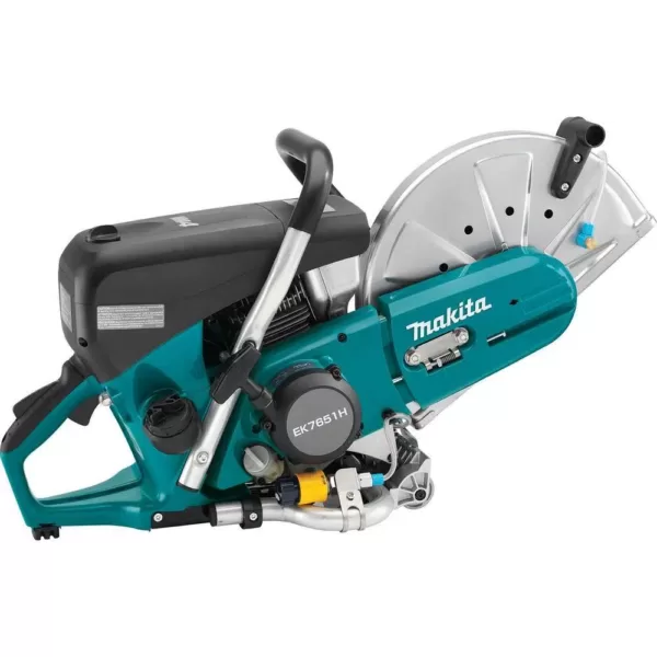 Makita 14 in. 76 cc 4-Stroke Engine Gas Saw with Bonus 1 in. AVT Rotary Hammer, SDS-Plus Bits with HEPA Dust Extractor