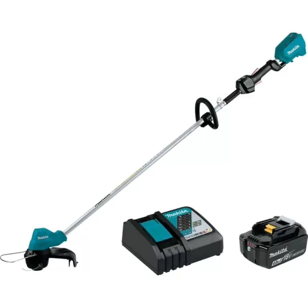 Makita 18-Volt LXT Lithium-Ion Brushless Cordless String Trimmer Kit with (1) Battery 4.0Ah and Charger