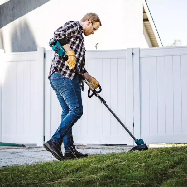 Makita 18-Volt LXT Lithium-Ion Brushless Cordless String Trimmer Kit with bonus 0.080 in. x 175 ft. Twisted Trimmer Line