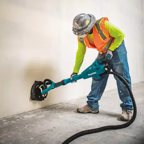 Makita 5.0 Ah 18-Volt LXT Lithium-Ion Brushless Cordless 9 in. Drywall Sander Kit, AWS Capable with bonus 18V LXT Cut-Out Saw