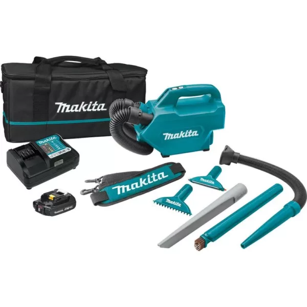 Makita 12-Volt 2.0 Ah MAX CXT Lithium-Ion Cordless Vacuum Kit