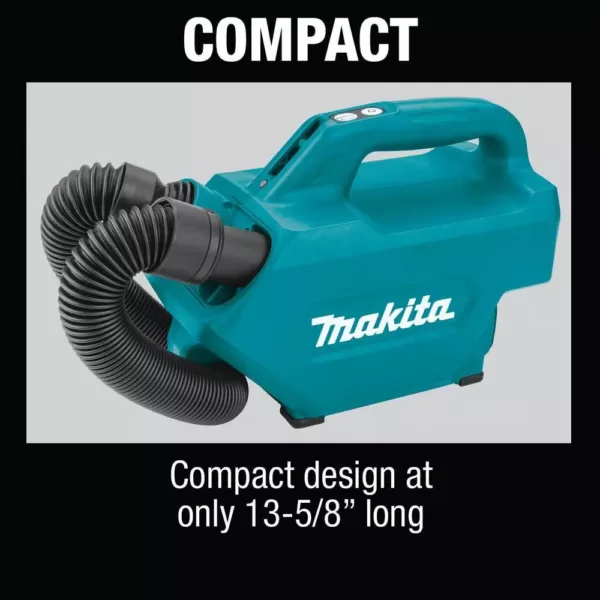 Makita 12-Volt MAX CXT Lithium-Ion Cordless Vacuum (Tool-Only)