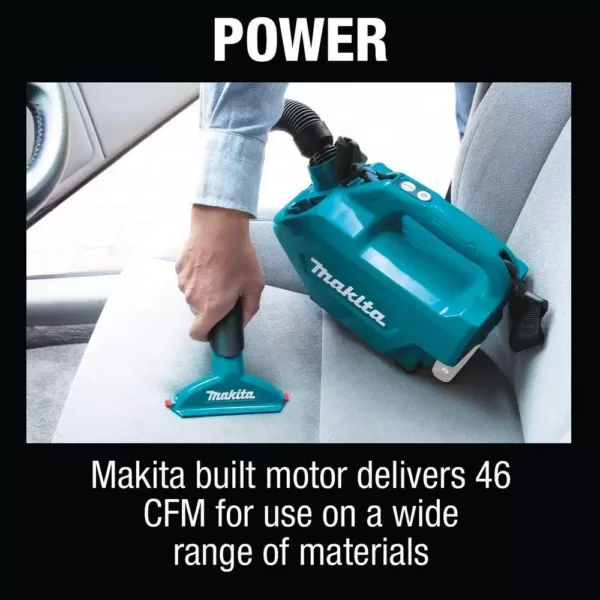 Makita 12-Volt MAX CXT Lithium-Ion Cordless Vacuum (Tool-Only)