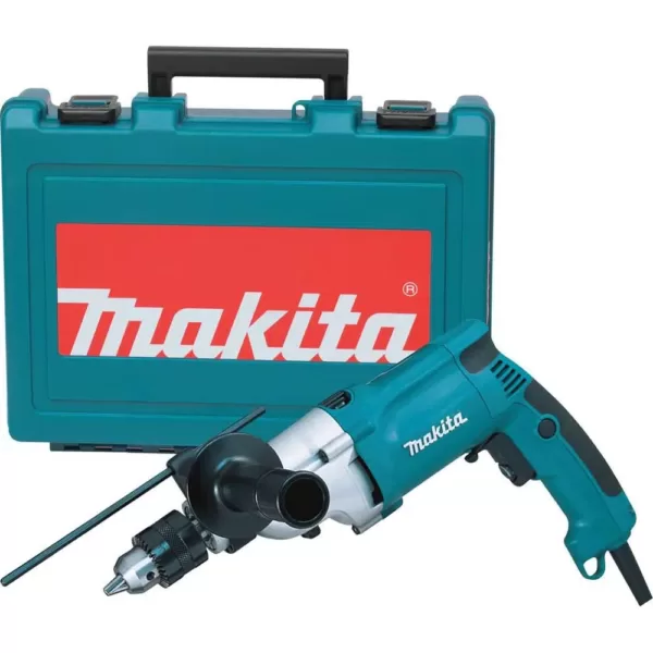 Makita 6.6 Amp 3/4 in. Corded Hammer Drill with Torque Limiter Side Handle Depth Gauge Chuck Key Hard Case