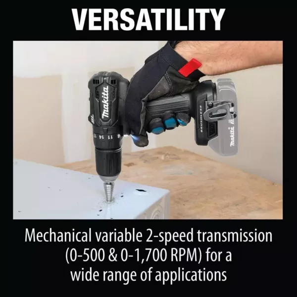 Makita 18-Volt LXT Lithium-Ion Sub-Compact Brushless Cordless 1/2 in. Hammer Driver Drill (Tool Only)